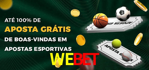 WEBET Ate 100% de Aposta Gratis