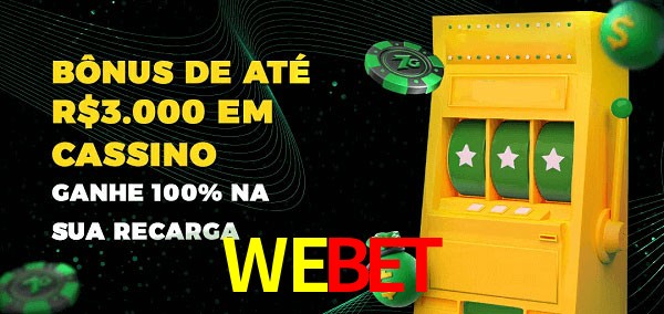 WEBET melhor bônus de depósito