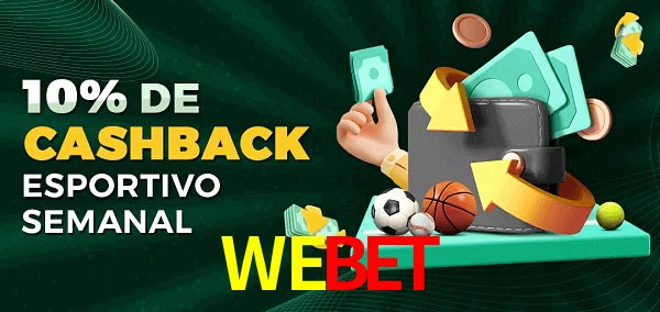 10% de bônus de cashback na WEBET